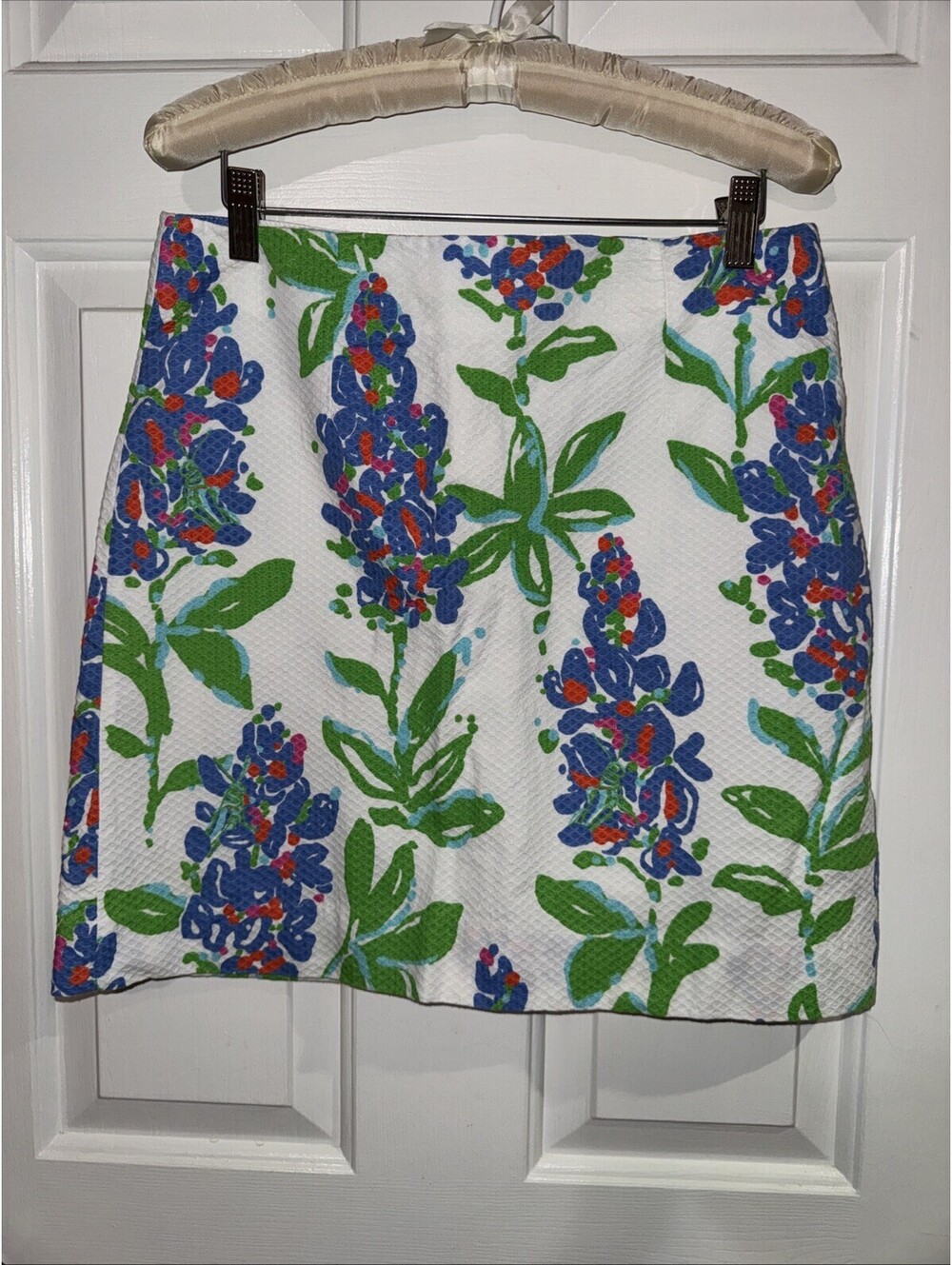 Lilly Pulitzer Women’s Lynnie Honeycomb Pique Mini Skirt Size 4 Floral